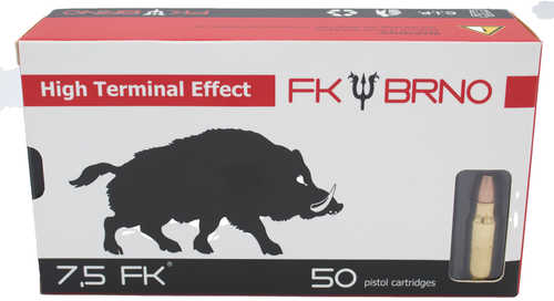 Italian Firearms Group FK Brno 7.5 FK F5 Ammunition High Velocity 1950 fps 95 Grain Hollow Point 50 Rounds